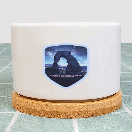 Arches National Park Stickers Plant Pots