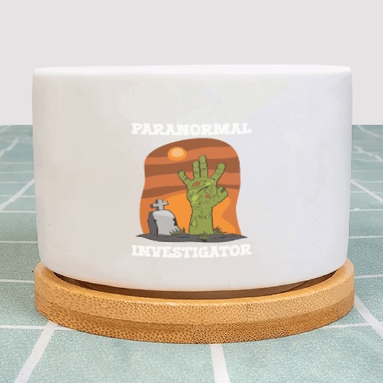Ghost Hunting Paranormal Investigator Plant Pots