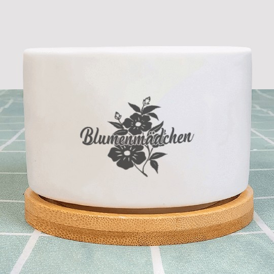 Flower Girl bride and Groom Plant Pots