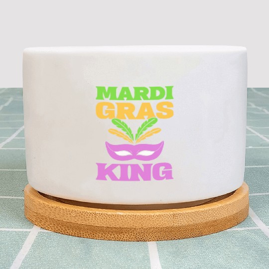 Mardi Gras King Street Dancer Plant Pots