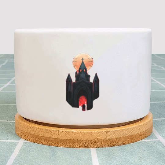 Midnight Citadel Plant Pots