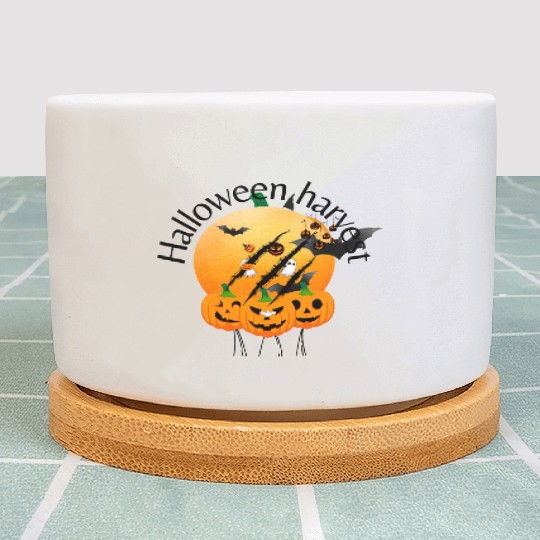 Halloween Harvest Be Courageous Plant Pots