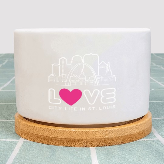 Love City Life in St. Louis Missouri Plant Pots