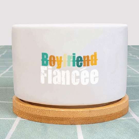 Couple Engagement Engaged Men Funny Fiancee Plant Pots