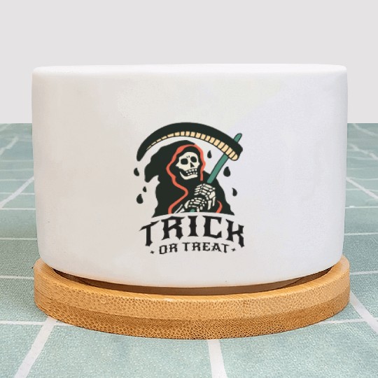 Trick or Treat Grim Reaper Plant Pots