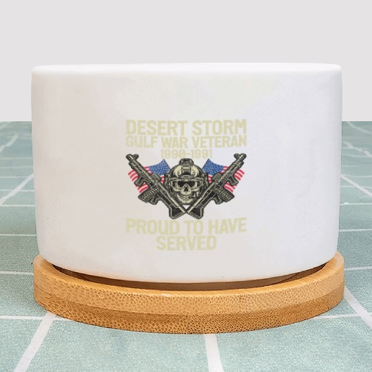 Deser Storm War Veteran Proud To Have Served Plant Pots