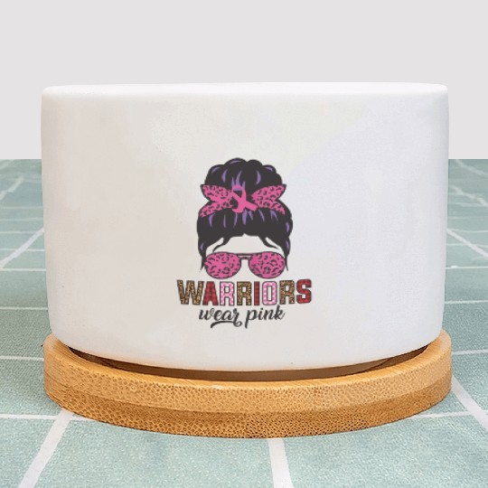 Warriors Wear Pink Plant Pots