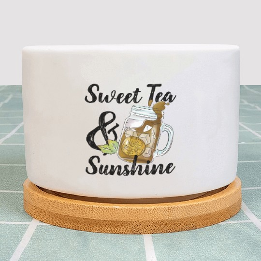 Sweet Tea And Sunshine Plant Pots