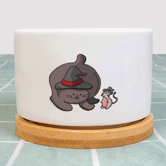 Cute Kittens Friends Plant Pots