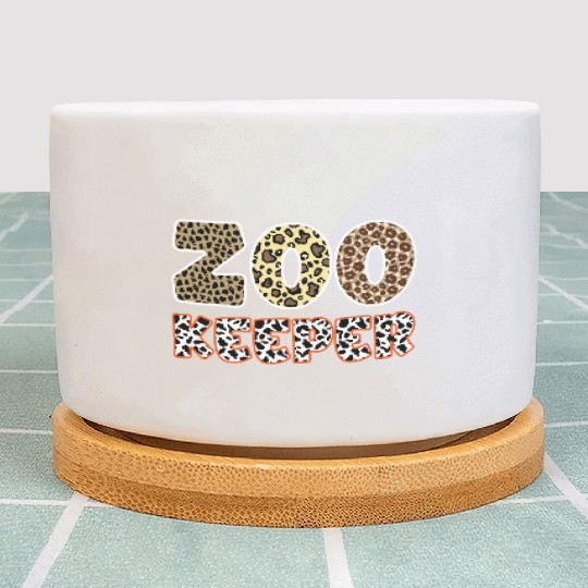 Zookeeper African Animals Zebra - Giraffe Plant Pots