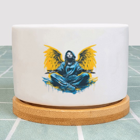 Woman with Angel Wings Angel Esoteric Wings Plant Pots