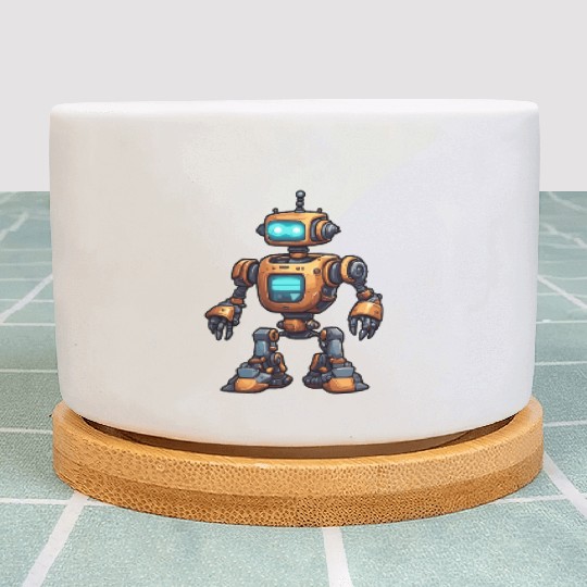 Robot / Machine / AI / Innovation / Computer Plant Pots