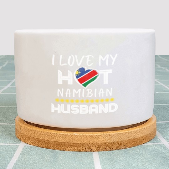 Funny Namibian Husband Proud Wife Plant Pots
