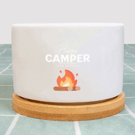 Happy Camper Plant Pots