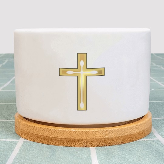 Christian Cross, JESUS CROSS Classic Plant Pots