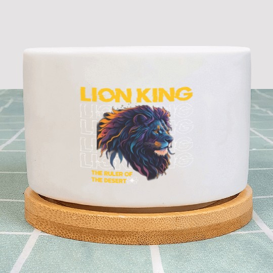 Vector Lion King Digital Accessor Plant Pots