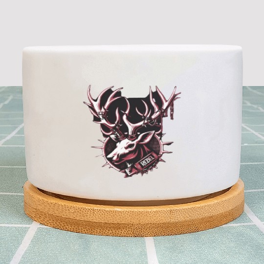 Rebel Reindeer Plant Pots