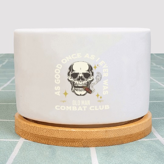 Funny Jiu Jitsu Old Man Combat Club Martial Arts Plant Pots