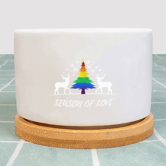 Gay Christmas Tree Gay Couple Season Of Love Plant Pots