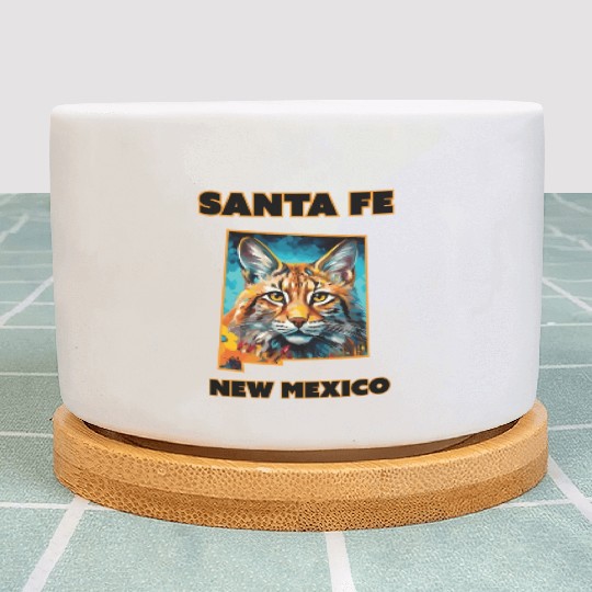 New Mexico - Bobcat Plant Pots