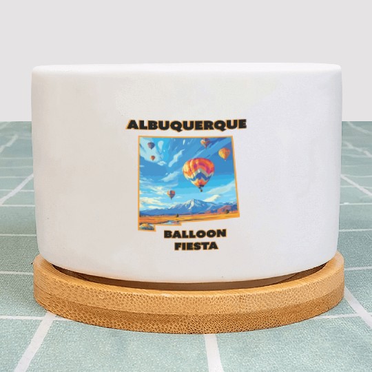 New Mexico Balloon Festival Plant Pots