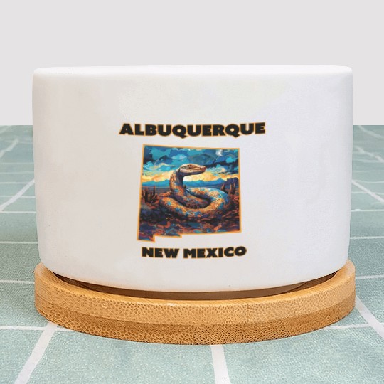 New Mexico - Rattlesnake Plant Pots