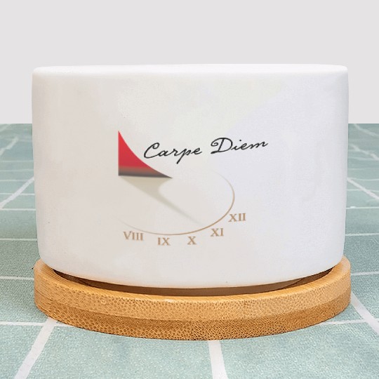 Carpe Diem. Time is Running Out Plant Pots