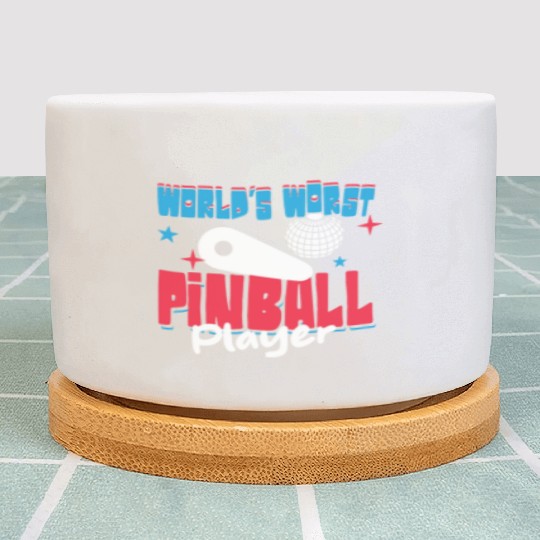 World s Worst Pinball Player Plant Pots