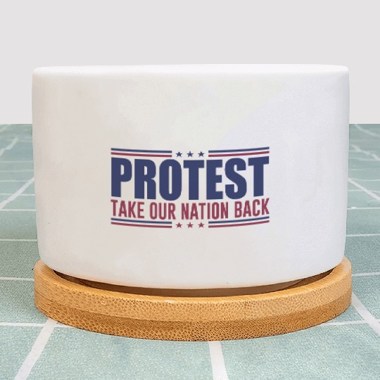 Protest Take Our Nation Back Trump 2024 Election Plant Pots