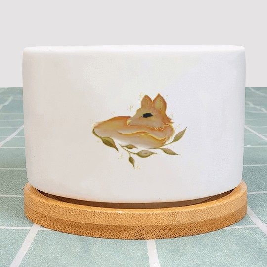 autumn fox light with dark eye Plant Pots