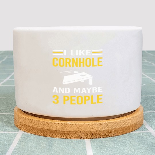3 People Cornhole Plant Pots