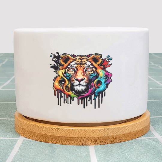 Tiger / Animal / Safari / Wild / Animal Print Plant Pots