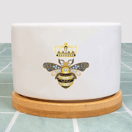 Queen Bee Crown Women Hive Beekeeping Bee Women Plant Pots
