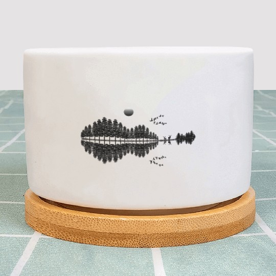 Nature s Guitar Musical Instrument Plant Pots