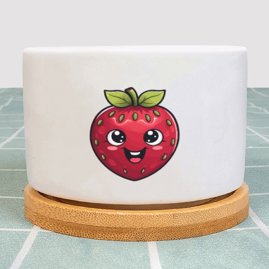 Cute Funny Strawberry Summer Kawaii Gift Plant Pots