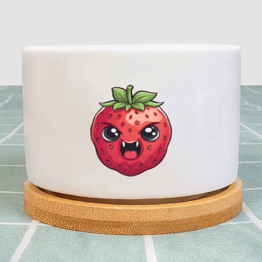 Bad Strawberry Summer Kawaii Gift Plant Pots