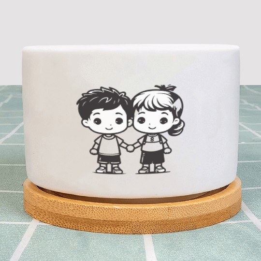 Friendship Day Mug transformed Plant Pots