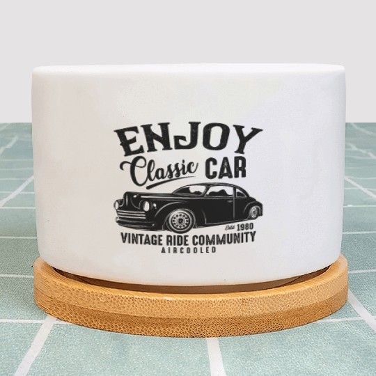 Enjoy Classic car vintage ride community Plant Pots