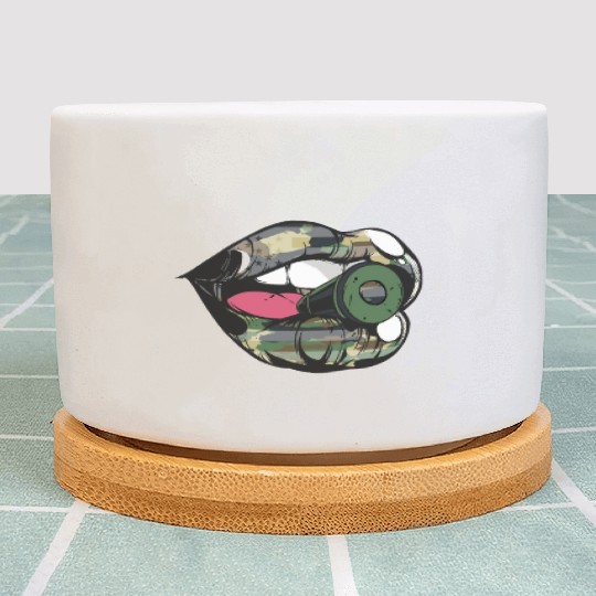 US Armed Forces Military Lip Bullet Army First Res Plant Pots