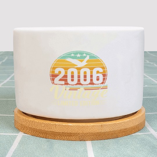 Vintage 2006 Birthday Plant Pots