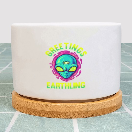 Alien, Aliens, UFO, UAP, Space Unknown Flight Plant Pots