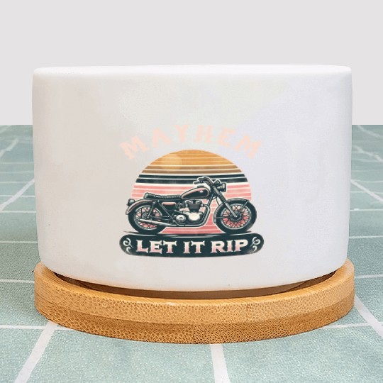 Unleash Chaos with Mayhem Let It Rip Graphic Wear Plant Pots