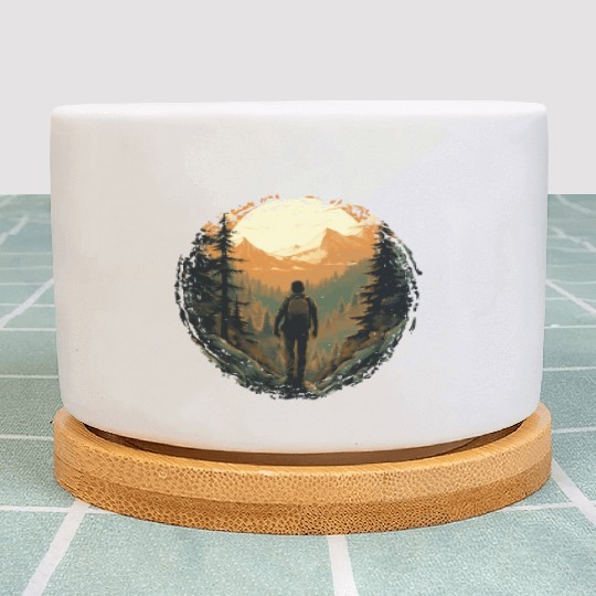 Forest nature trekking adventure Plant Pots