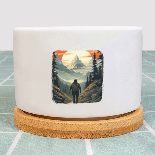 Forest nature trekking adventure Plant Pots