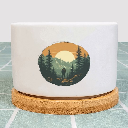 Forest nature trekking adventure Plant Pots