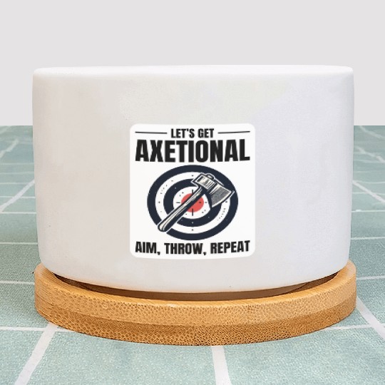 Axetional Axe Throwing Bullseye Aim Throw Repeat Plant Pots