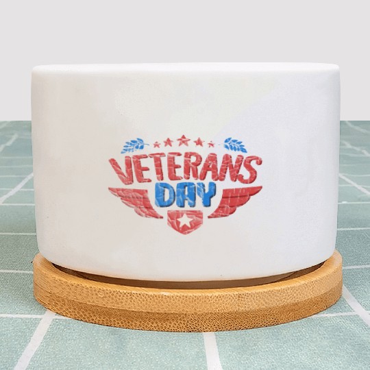 Happy Veteran Day Plant Pots US Army Veteran