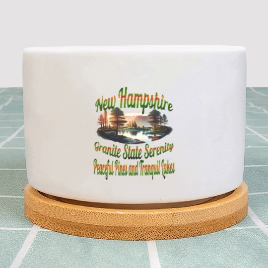 New Hampshire Granite State Serenity Plant Pots