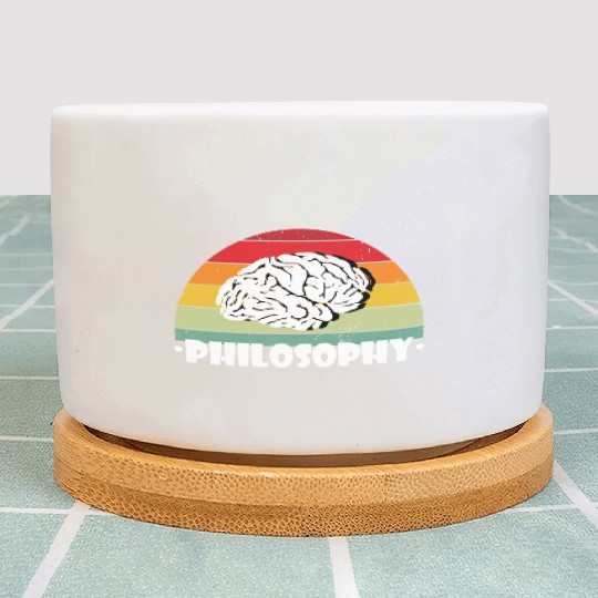 Philosophy Use Your Brain Plant Pots