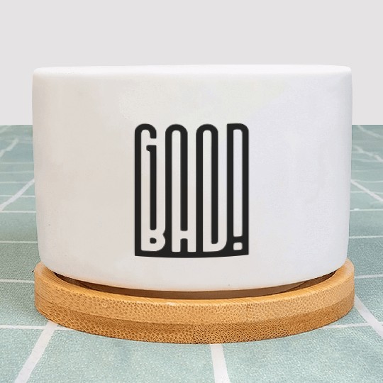 Creative Typographic Symphony on Tees and Plant Pots